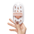 thumbnail image 3 of Olive & June Instant Mani Minimalist Extra Short Squoval Press-on Nails, Taupe Jelly Chrome, 42 Pieces, 3 of 9