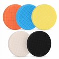 thumbnail image 1 of WJCA 5-Piece 5-Inch Polishing Pad Kit, Contoured Sponge Discs for Compound Application, Gloss Enhancement and Waxing, Fits Standard Backing Plates, 1 of 6