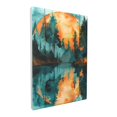 thumbnail image 2 of 12x18 inch Canvas Frameless Painting Sunset & Lake Water Illustration,Home Decor Living Room Accessory,Charm Bedroom,Bathroom,Office Wall Art Decor Canvas Poster,Gifts For Illustration Lovers, 2 of 6