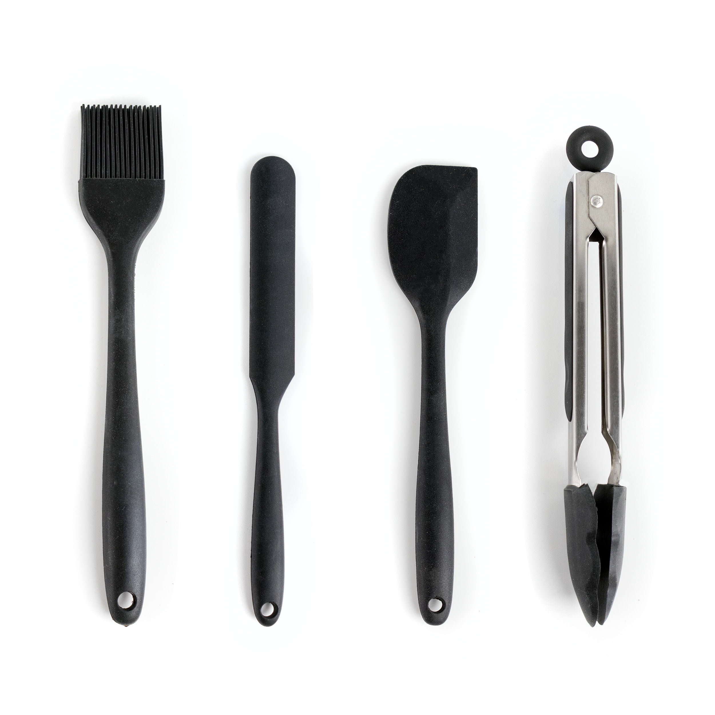 MegaChef Gray 14 Piece Silicone and Stainless Steel Cooking Utensils