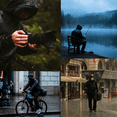 thumbnail image 6 of Rain Suits for Men Women Waterproof Reflective Rain Coat and Bib Pants for Safety Heavy Duty Rain Gear Fishing（Green, L）, 6 of 7