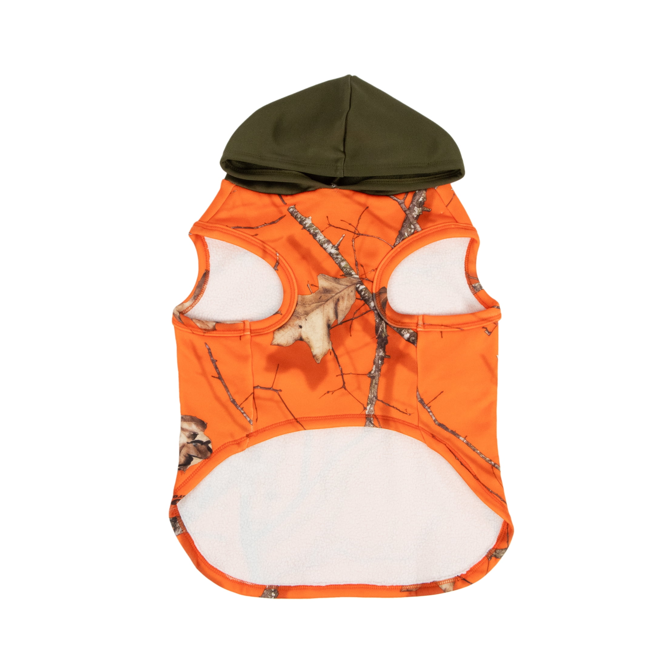 Mossy Oak Fall Dog Hoodie, Country Camo, Orange, Large