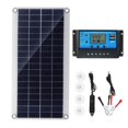 thumbnail image 1 of 10W Flexible Solar Panel Solar Cells for Car RV Boat Home Roof Van Camping Solar Battery, 30A Solar Controller Module, 1 of 8