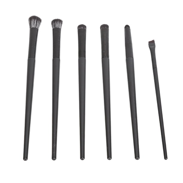 Juego De Brochas De Maquillaje Para Ojos, Cabello, Fácil Coloración, 6 Brochas Para Sombra De Ojos, Agarre Cómodo Para Uso Diario