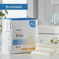 thumbnail image 6 of McKesson Classic Briefs, Incontinence, Light Absorbency, XL, 15 Count, 1 Pack, 6 of 12