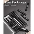 thumbnail image 6 of Four Candies Metal Mechanical Pencils 0.7mm, 2PCS Pencils Mechanical 0.7 with Dual Spring, 8 Tubes HB Lead Refills, 2PCS 4B Erasers and 18PCS Eraser Refills, Mechanical Pencil Set for Writing Drawing, 6 of 7