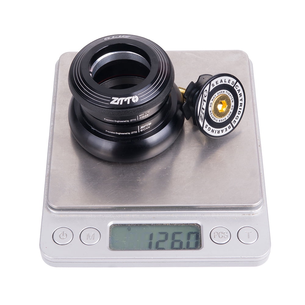 ZTTO ZS44 Bicycle Headset CNC Tapered Tube Fork Internal Threadless Bearing Set