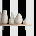 thumbnail image 4 of Tempaper Stripe Black & White Peel and Stick Wallpaper, 20.5" x 16.5', 4 of 5