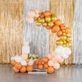 thumbnail image 6 of Restaurantware-Balloonify Balloon Garland Set, 1 Party Decoration Kit - 143 Balloons, With Chain, Brown, White, & Gold Latex Balloon Arch Kit, Includes Glue Dots, 6 of 10
