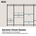 thumbnail image 7 of VIPEK S3C Heavy Duty Portable Closet, Adjustable Shoe Rack Wire Shelf, Custom White Rack with Grey Cover, 7 of 7