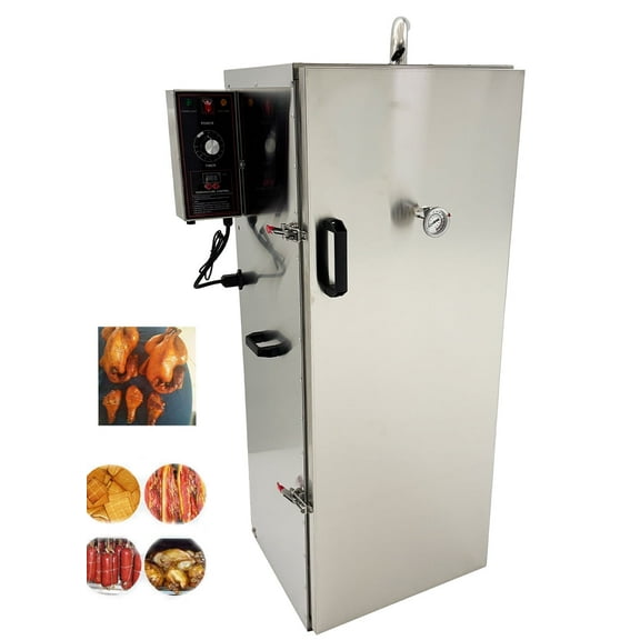 Electric Meat Smoker Oven 9 Detachable Racks with Side Wood Chip Loader