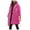 Pink, variant on Faux Fur Coat Womens Winter Solid Color Bear Faux Coat Jackets Ladies Warm Jumper Outwear Winter Coats for Women Hot Pink XXL