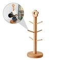 thumbnail image 6 of FRCOLOR Fashionable Multi-Purpose Hanging Rack for Cups Storage Khaki Plastic Sturdy and, 6 of 8