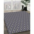 thumbnail image 3 of Ahgly Company Machine Washable Indoor Square Transitional Dark Goldray Area Rugs, 4' Square, 3 of 7