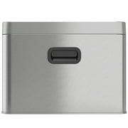 iTouchless 5.3 Gallon Open Top Trash Can and Recycle Bin Dual Compartment Combo