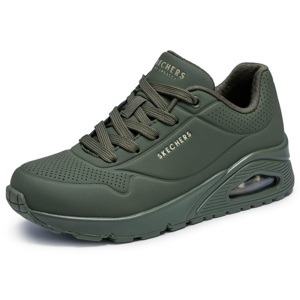 Tenis Skechers Uno Stand On Air Mujer Basico verde 24