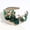 Green, variant on Big Chunky Flower Headband Crystal Bead Handmade Wide Jeweled Hairband Hairwear Accessories Festival Rhinestone Hair Band, White