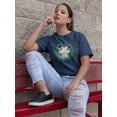 thumbnail image 2 of Opossum And Grass Shaped T-Shirt Women -Image by Shutterstock, Female Small, 2 of 4