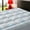 Blue, variant on Mattress Topper Queen Size Bed,Bamboo Extra Thick Mattress Pad Cover Soft Plush Noiseless Down Alternative Fill,with 8-21" Deep Pocket
