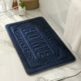 thumbnail image 4 of Bathroom Mat under $5! CQCYD Bathroom Rug Mat Super Absorbent Machine Washable Bath Mat Soft Non Slip Floor Mat for Shower Tub Kitchen Laundry Room, 4 of 6