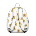 thumbnail image 2 of Floral and Bee Students Backpack - Rustic Yellow Sunflower and Butterfly Pattern with Vintage Farmhouse Style, Lightweight Waterproof School Bag for Students, 2 of 6