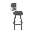thumbnail image 4 of 860 Hunter 30" Swivel Bar Stool with Bronze Finish and Canter Storm Seat and Back, 4 of 5