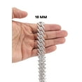 thumbnail image 5 of Silver Chain -  Spike Iced Out Chain, 5 of 5