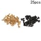 thumbnail image 2 of 25PCS Electric Guitar Screws For Pickguard Back Plate Mount Gold Silver Balck DIY Luthier Tool He Qiyong unisex, 2 of 2