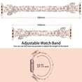 thumbnail image 2 of WorryFree Gadgets Band Compatible with Apple Watch Band, 38mm 40mm 41mm 42mm 44mm 45mm iWatch Strap Wristband for Women iWatch Band Series 8 7 6 SE 5 4 3 2 1 Rose Pink, 2 of 4