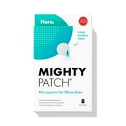 Mighty Patch Micropoint for Blemishes from Hero Cosmetics - Hydrocolloid Acne Spot Treatment Patch for Early Stage Zits and Hidden Pimples, 395 Micropoints (8 Patches)