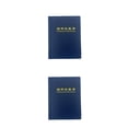 thumbnail image 2 of Matsuzay Hogar 60 bolsillos monedas Mini colección almacenamiento Protector libro portátil fichas sellos álbum carpeta organizador dinero Type1 NO1, 2 of 6