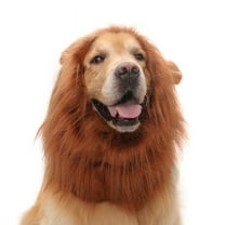 Yomiee Lion Mane for Dog with a Lion's Tail, Dog Costumes, Lion Wig for Dog with Ears Pet Lion Mane Costume Button Adjustable, Home/Travel Essentials
