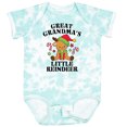 thumbnail image 3 of Inktastic Christmas Great Grandma's Little Reindeer with Candy Canes Boys or Girls Baby Bodysuit, 3 of 5