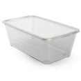 thumbnail image 2 of Life Story 6 Quart Rectangular Clear Plastic Protective Storage Shoe Box, 8 Pack, 2 of 5