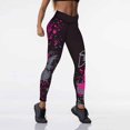 thumbnail image 1 of Qickitout 12% spandex Sexy cintura alta elasticidad mujeres Digital impreso Leggings Push Up pantalones de fuerza Tan Jianjun  unisex, 1 of 2
