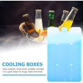 thumbnail image 2 of 2Pcs Hard Sided Ice Pack Reusable Hard Ice Pack Freezer Packs for Lunch Bags Camping Picnics (Blue), 2 of 8