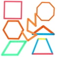 thumbnail image 1 of 30 piezas de figuras geométricas manipulables para el aula. Materiales didácticos Montessori de matemáticas. Herramientas de enseñanza de matemáticas para niños., 1 of 7