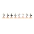 thumbnail image 4 of 8 Notes Colorful Diatonic Hand Bells Baby Learning Percussion Instrument Toy Beech Wood, 4 of 7