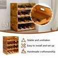 thumbnail image 2 of vidaXL Wine Racks 4 pcs for 16 Bottles Solid Reclaimed Wood, 2 of 11