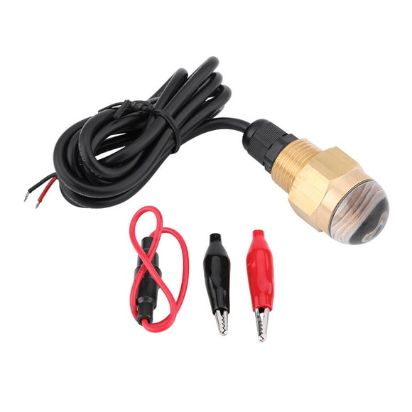 Lishi 12V Brass Glass Blue LED Underwater Light Lamp for Marine Boat Yacht Accessory