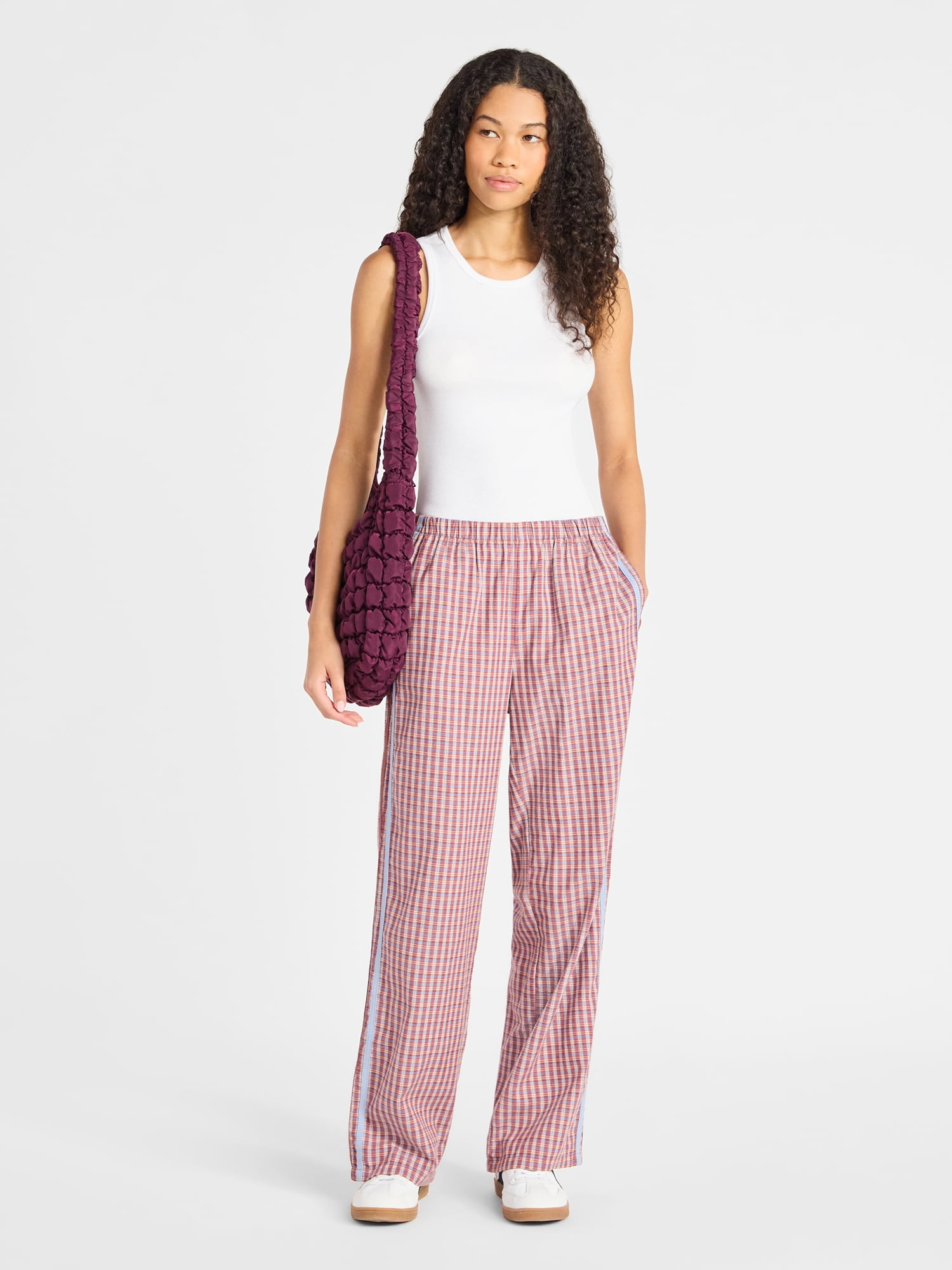 No Boundaries Cotton Boxer Pants with Side Stripes, 31