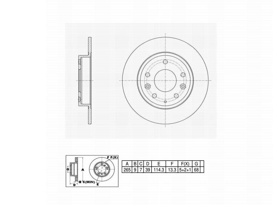 Winstop Brake Kits, Rear WSK1157, Mazda 3 2018-2017