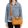 thumbnail image 6 of BadPiggies Crossbody Bag for Women Men, Nylon Waterproof Shoulder Purse Messenger Bag Lightweight Pocketbooks - Yellow, 6 of 9