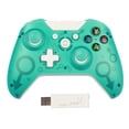 thumbnail image 1 of Injueey Gamepad inalámbrico de 2,4G, controlador de ordenador portátil, consola de 360 ​​grados, Joystick, accesorios de juego de Videojuegos y accesorios Verde, 1 of 6