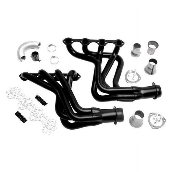 Hedman  Standard Duty Mild Steel Long Tube Exhaust Headers - Uncoated - for 1969-1979 Ford F-100