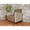 thumbnail image 2 of Lesro Ravenna Lounge Reception Guest Chair in Brown, 2 of 5