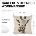 thumbnail image 2 of Toilet paper giraffe Linen toss pillowcase decoration pillowcase gifting preferred 20x20 inch cushion cover sofa pillowcase sofa bedroom living room car, 2 of 8