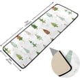 thumbnail image 2 of Kitchen Rugs and Mats Non-Skid Washable Runner Rugs Scandinavian Christmas Tree Watercolor Long 72x24 inch for Floor Cushioned Hallway Entryway Indoor 2x6, 2 of 7