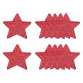 thumbnail image 1 of Uxcell Parche de estrella de lentejuelas para planchar, parches de lentejuelas bordados para reparación de ropa, decoración de mochila y zapatos, rojo 5 en, 1 of 5