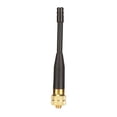 thumbnail image 1 of Antena de Radio SMA hembra, antena walkie talkie corta chapada en oro para BF 666S BF 888S UV 5R TK 240 TK 250 TK 255 PX 777, 1 of 8